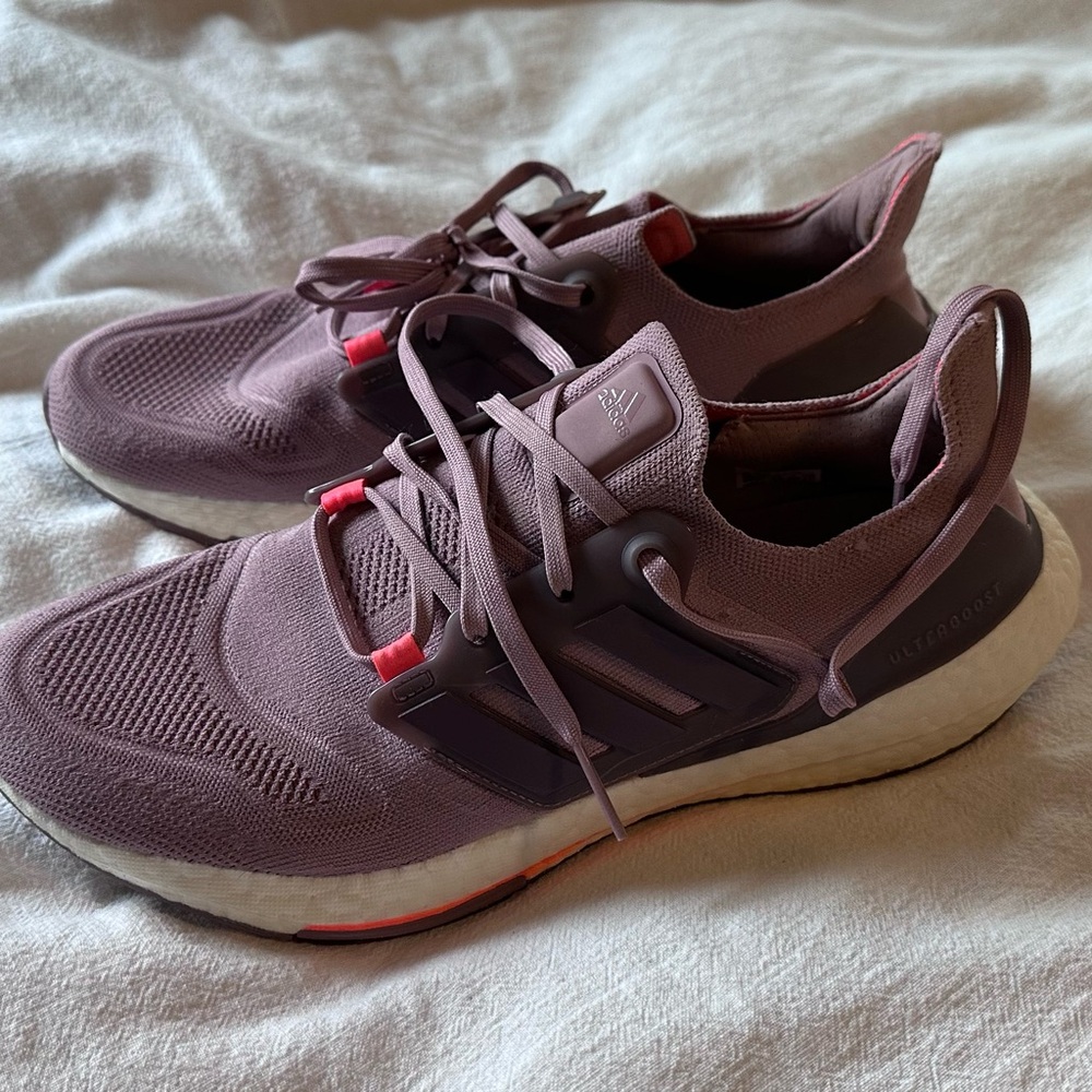 Adidas Ultraboost Women's Mauve and Coral Sneakers